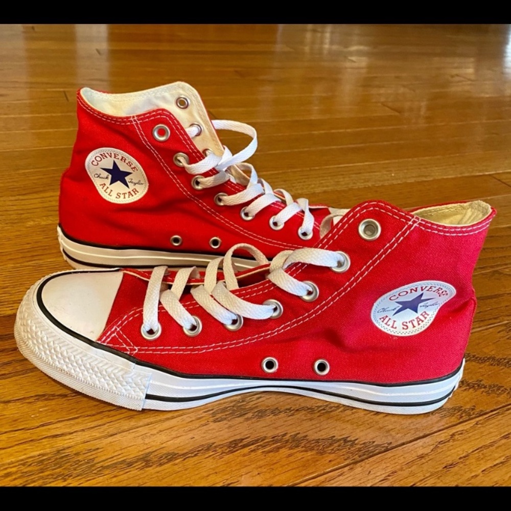 Converse high tops -Red